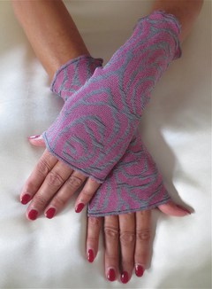 Namsa.ch - Pulswärmer aus feinstem Jersey, fingerlose Handschuhe, warme Fäuslinge, Fausthandschuh - 