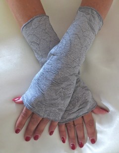Namsa.ch - Pulswärmer aus feinstem Jersey, fingerlose Handschuhe, warme Fäuslinge, Fausthandschuh - 